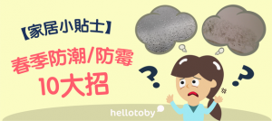 【家居小貼士】春季 防潮 / 防霉 10大招